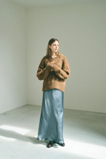 【PRE ORDER】ocean satin skirt