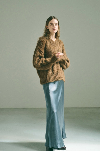 【PRE ORDER】ocean satin skirt