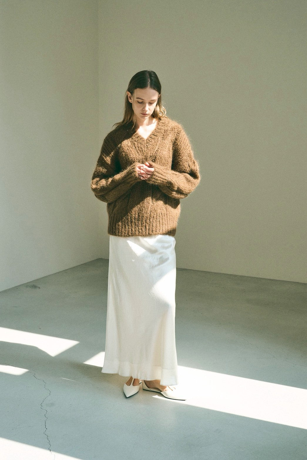 【PRE ORDER】ocean satin skirt