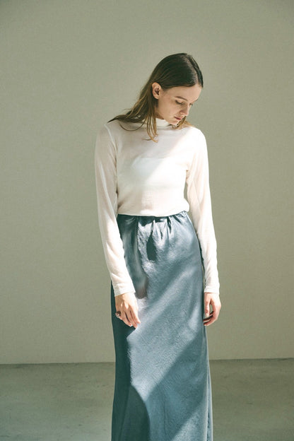 【PRE ORDER】ocean satin skirt