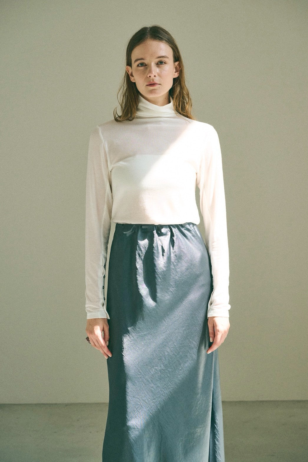 【PRE ORDER】ocean satin skirt