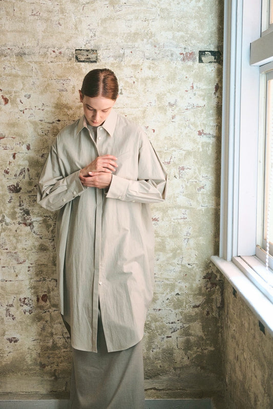 【PRE ORDER】long layered shirt
