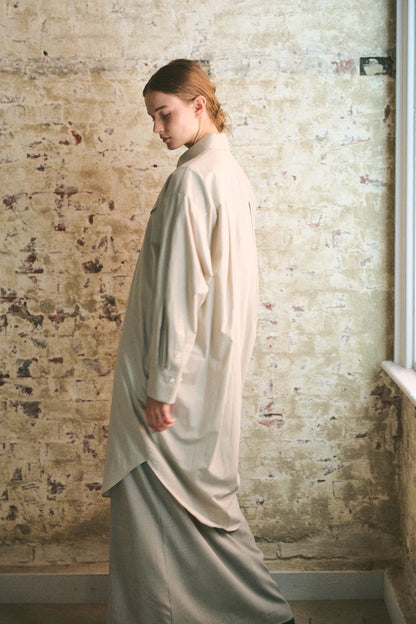 【PRE ORDER】long layered shirt