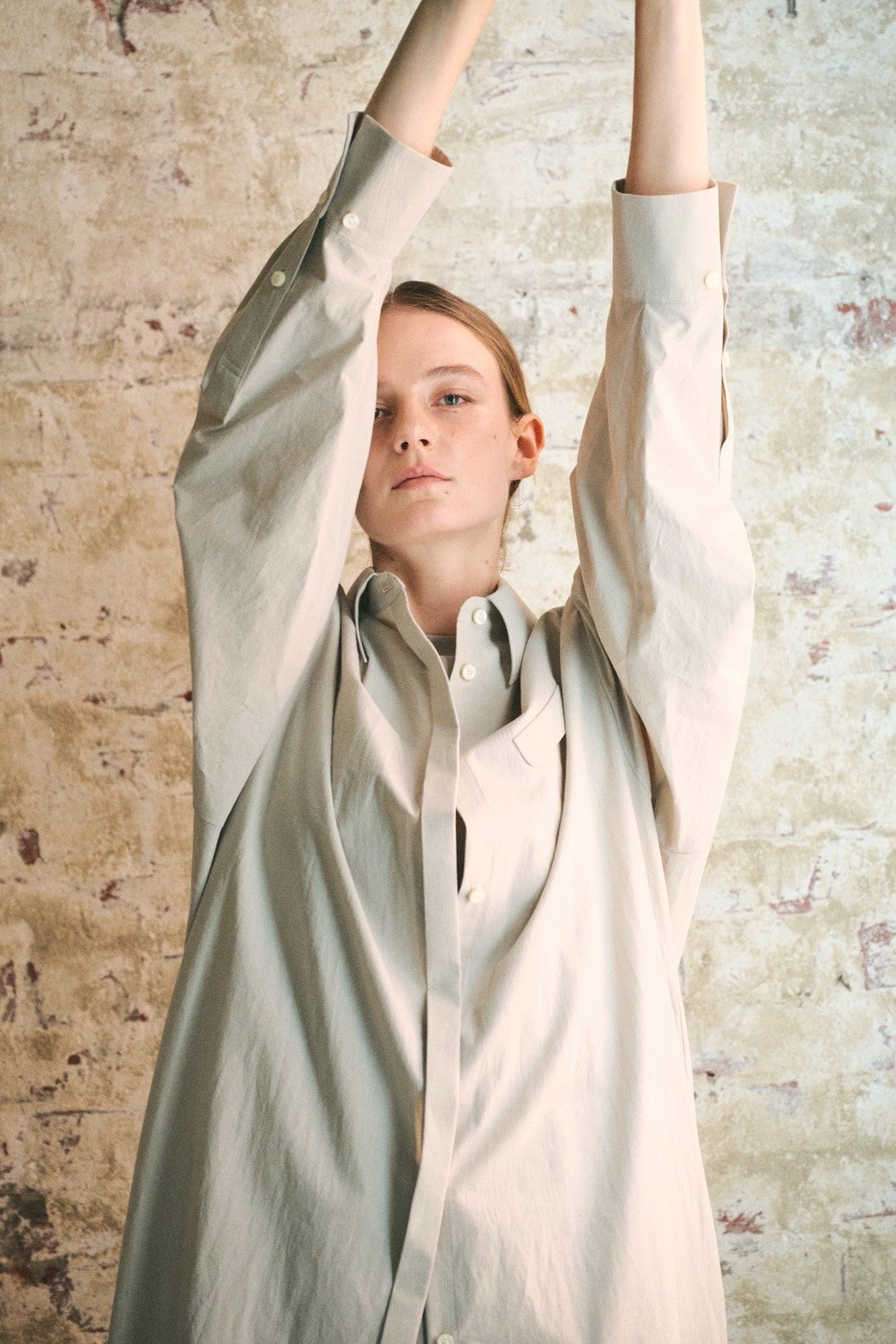 【PRE ORDER】long layered shirt