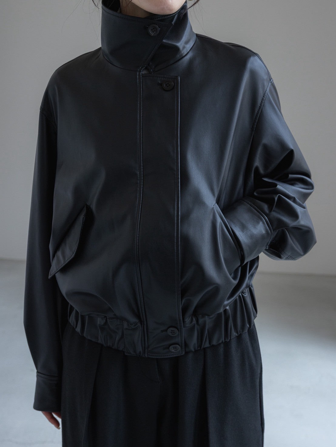 【PRE ORDER】easy care soft leather jacket