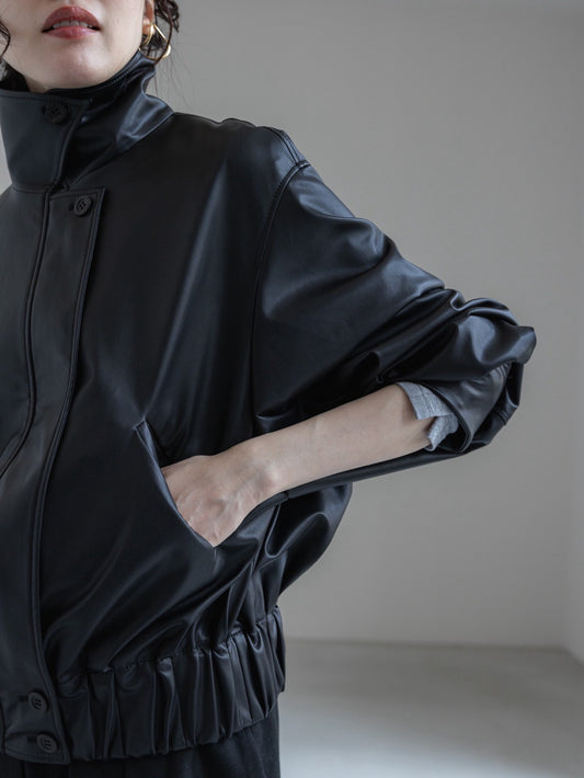 【PRE ORDER】easy care soft leather jacket