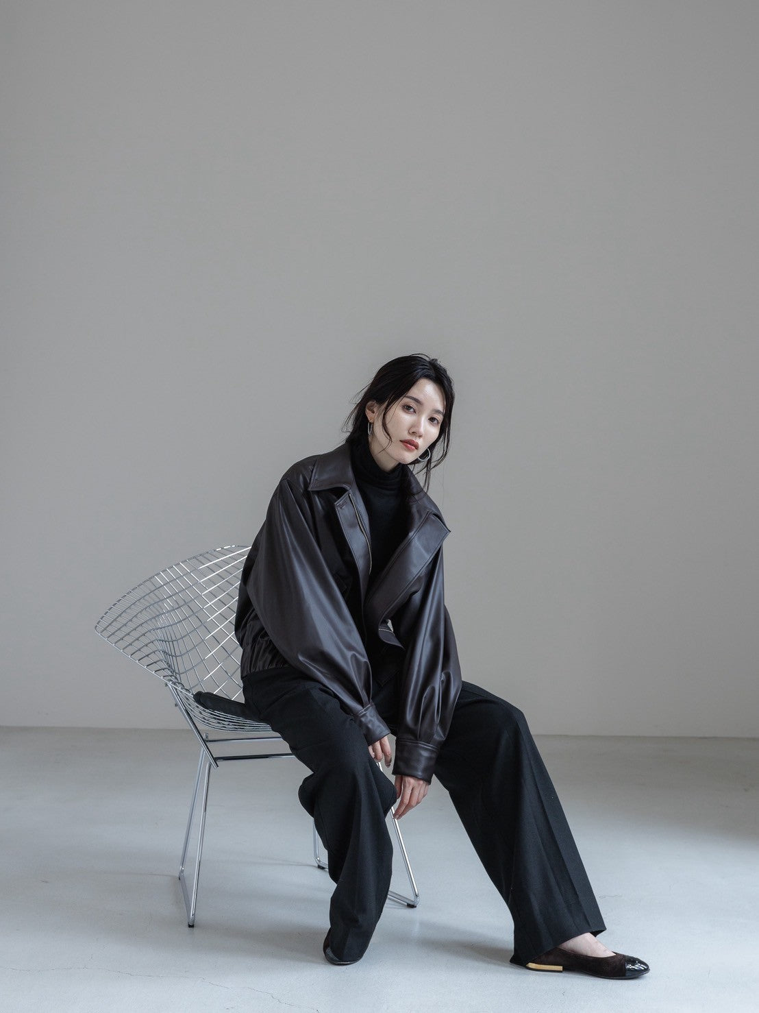【PRE ORDER】easy care soft leather jacket