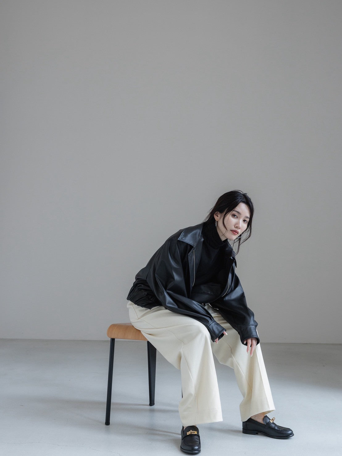 【PRE ORDER】easy care soft leather jacket