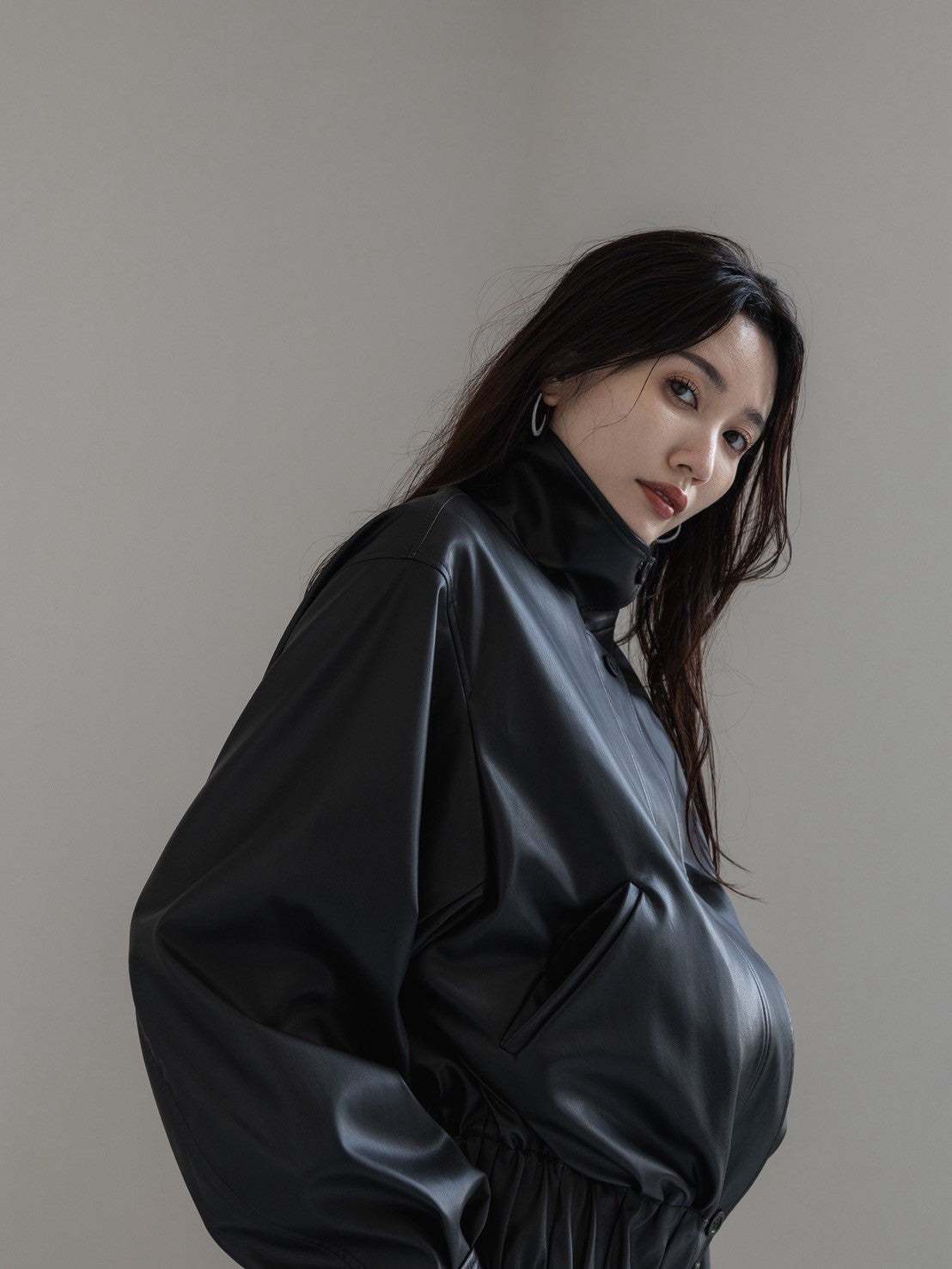 【PRE ORDER】easy care soft leather jacket