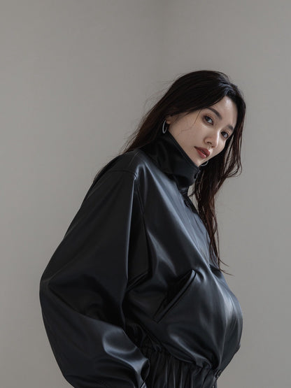 【PRE ORDER】easy care soft leather jacket