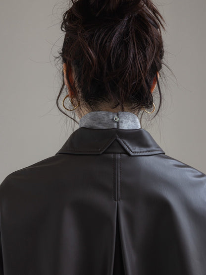 【PRE ORDER】easy care soft leather jacket