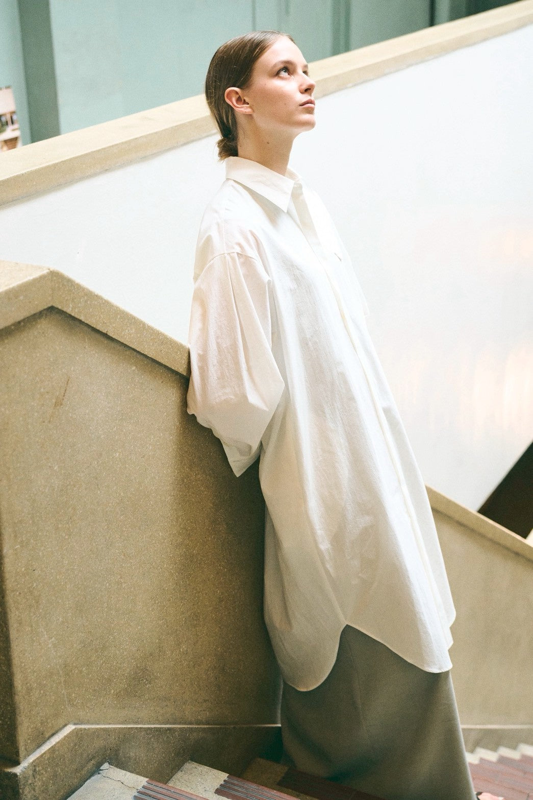 【PRE ORDER】long layered shirt