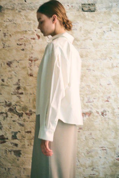 【PRE ORDER】short layered shirt